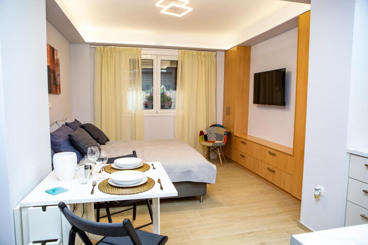 Studio Apartment With All Amenities In Kolonaki Ateny Zewnętrze zdjęcie